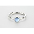 Blue topaz ring