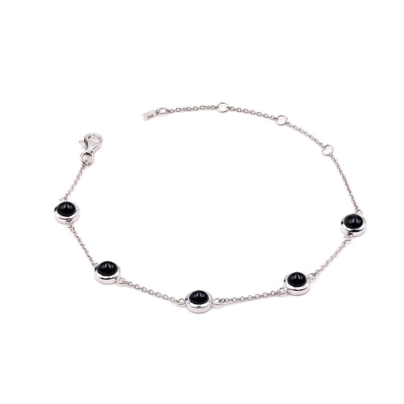 Bracciale onice nero