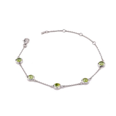 Peridot bracelet