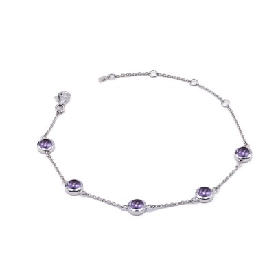 Amethyst quartz bracelet