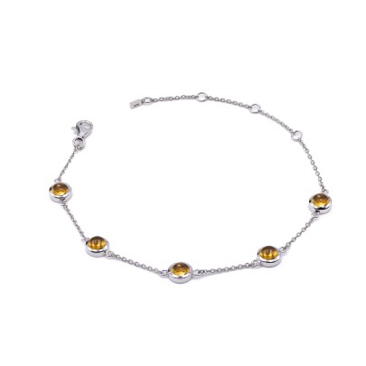 Citrine quartz bracelet