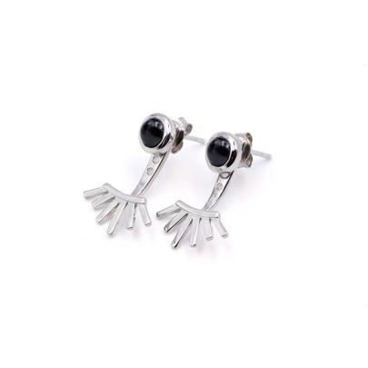 Black onyx earrings